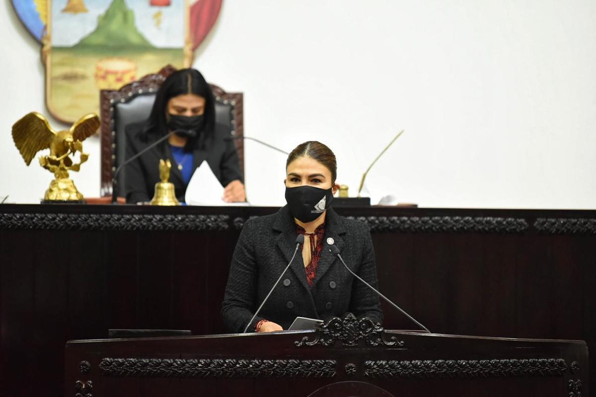 La diputada Mayka Ortega propuso la Iniciativa para reformar la Ley Orgánica de la UAEH. (Especial)
