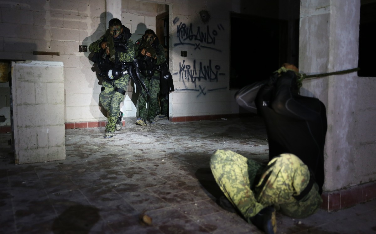 preparación de los buzos