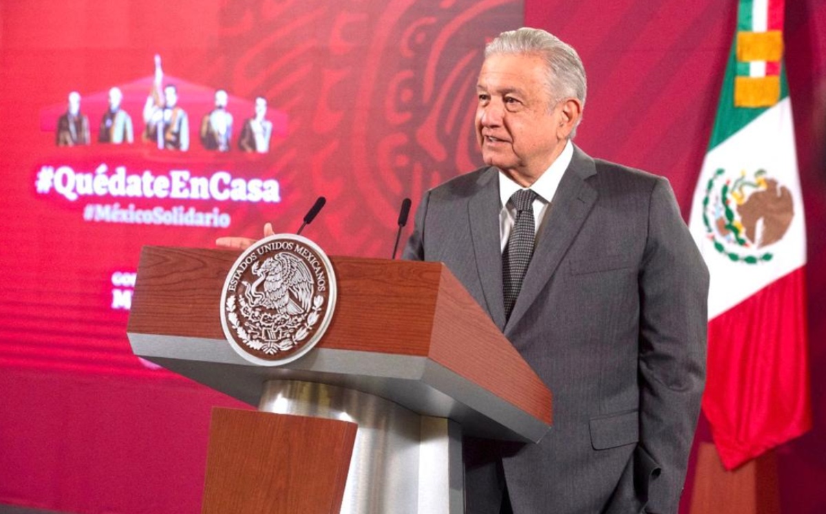 El presidente Andrés Manuel López Obrador en La Mañanera. (Cortesía)