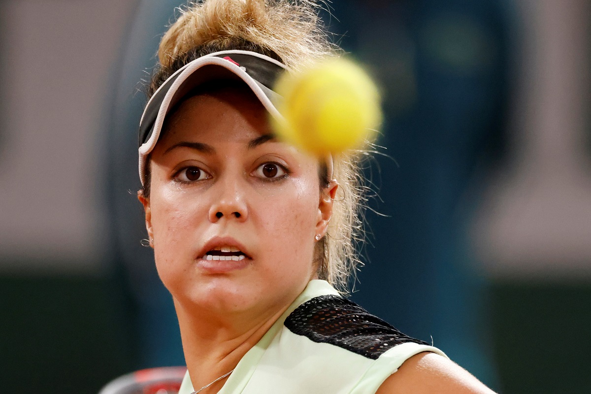 Renata Zarazúa, tenista mexicana, en el Roland Garros (Reuters)