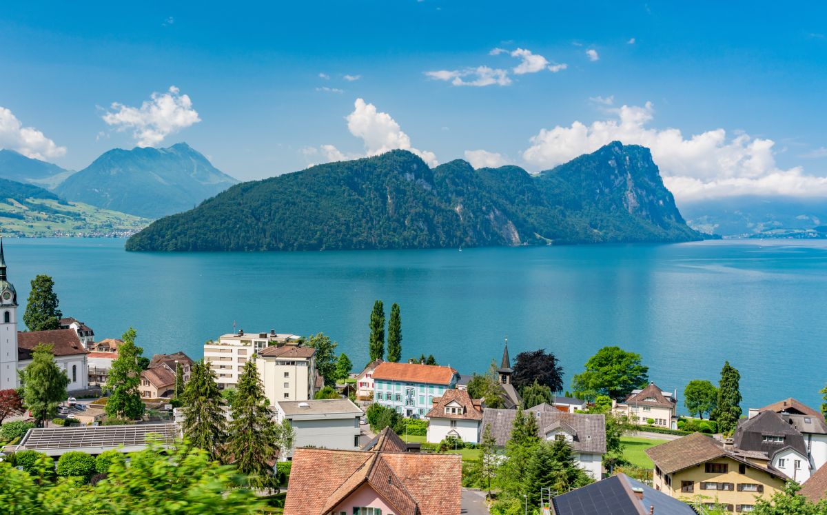 Burgenstock, a semejanza de Davos, es un complejo turístico de lujo, en este caso situado en una montaña. Foto: Shutterstock