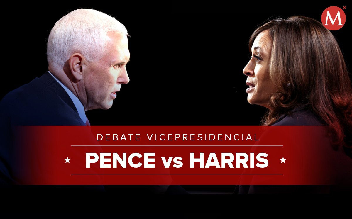 El debate vicepresidencial entre Kamala Harris y Mike Pence. (Especial)