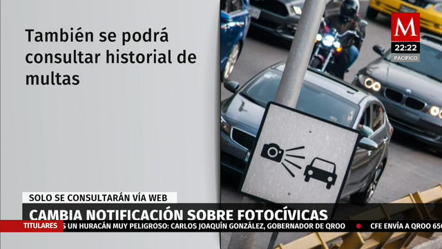 En CdMx, fotocívicas sólo podrán consultarse por internet