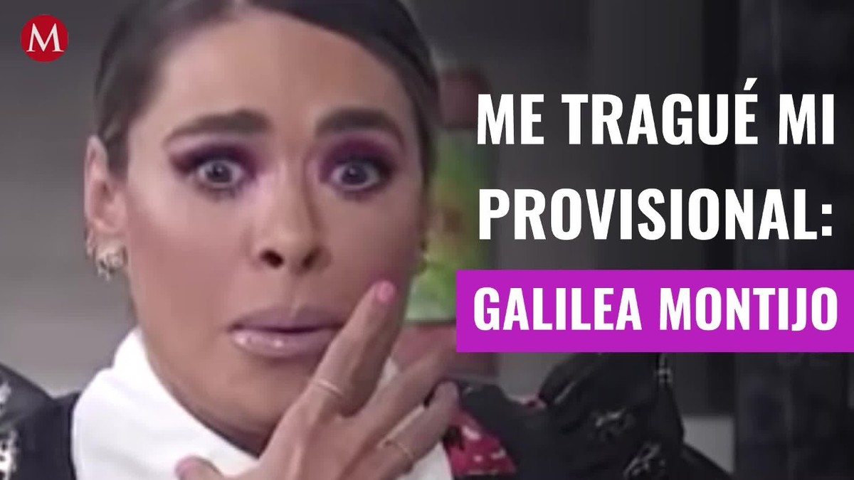 Me tragué mi provisional: Galilea Montijo confunde gomita con su diente