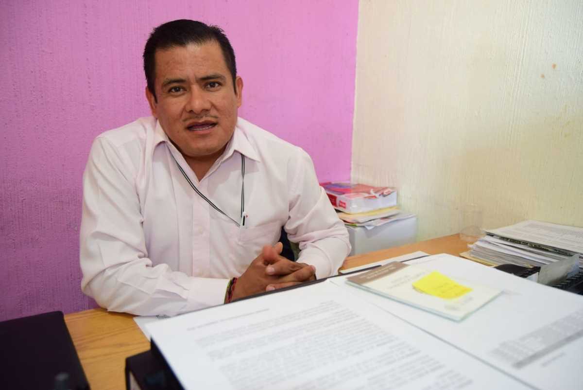 Aldo Augusto Morales Malo, líder de los trabajadores. (Francisco Villeda)