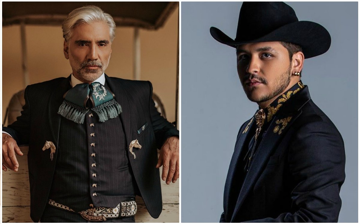 Alejandro Fernández colaboró con Christian Nodal para el sencillo "Más no puedo".(Instagram)