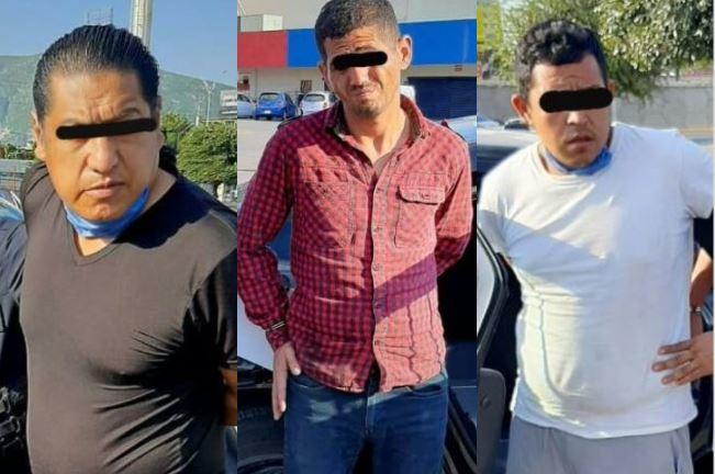 Capturan a 3 presuntos asaltantes en Monterrey. Foto: Especial.