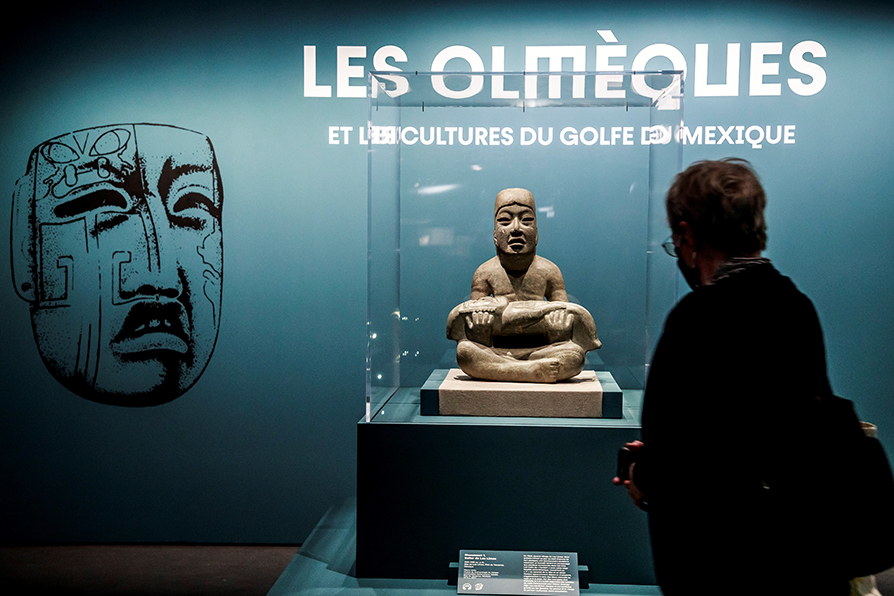 La exposición es la más grande jamás vista de los Olmecas en Europa.(EFE)