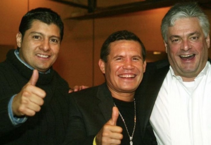 Julio César Chávez y Carlos Aguilar (Instagram: Carlos Aguilar)