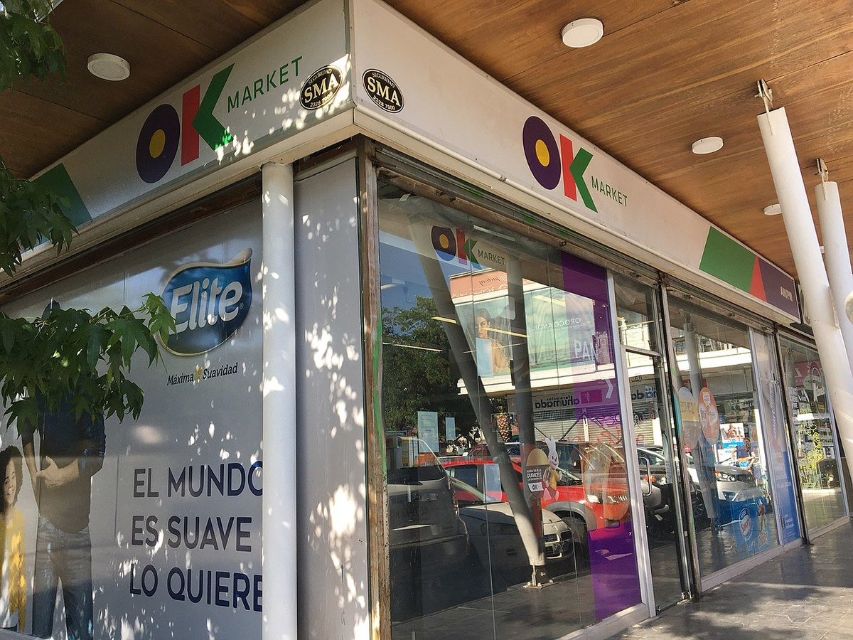 Ok Market es una cadena de supermercados en Chile (wikipedia)