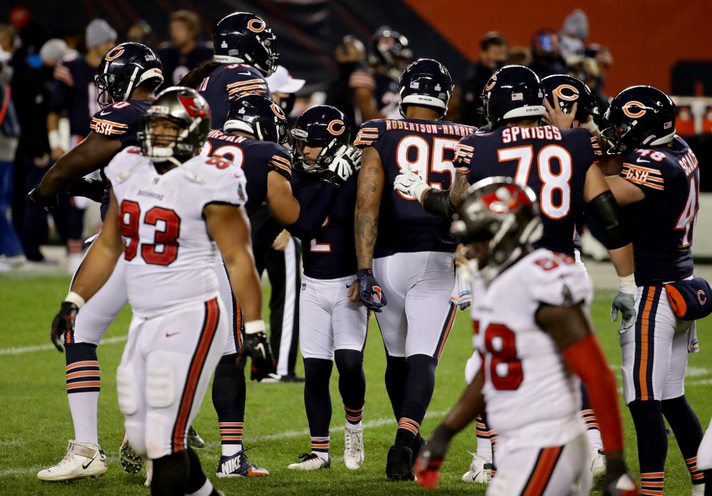 Bears derrotaron a los Buccaneers en el Soldier Field (AFP)