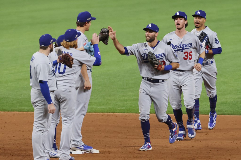 Los Dodgers se clasificaron a Serie de Campeonato de la Liga Nacional (AFP)
