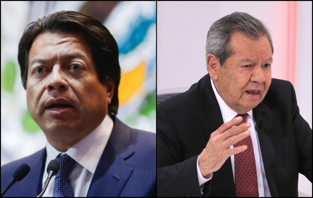 Mario Delgado y Porfirio Muñoz Ledo están empatados en el primer lugar por la dirigencia de Morena. (Araceli López y Jorge Carballo)