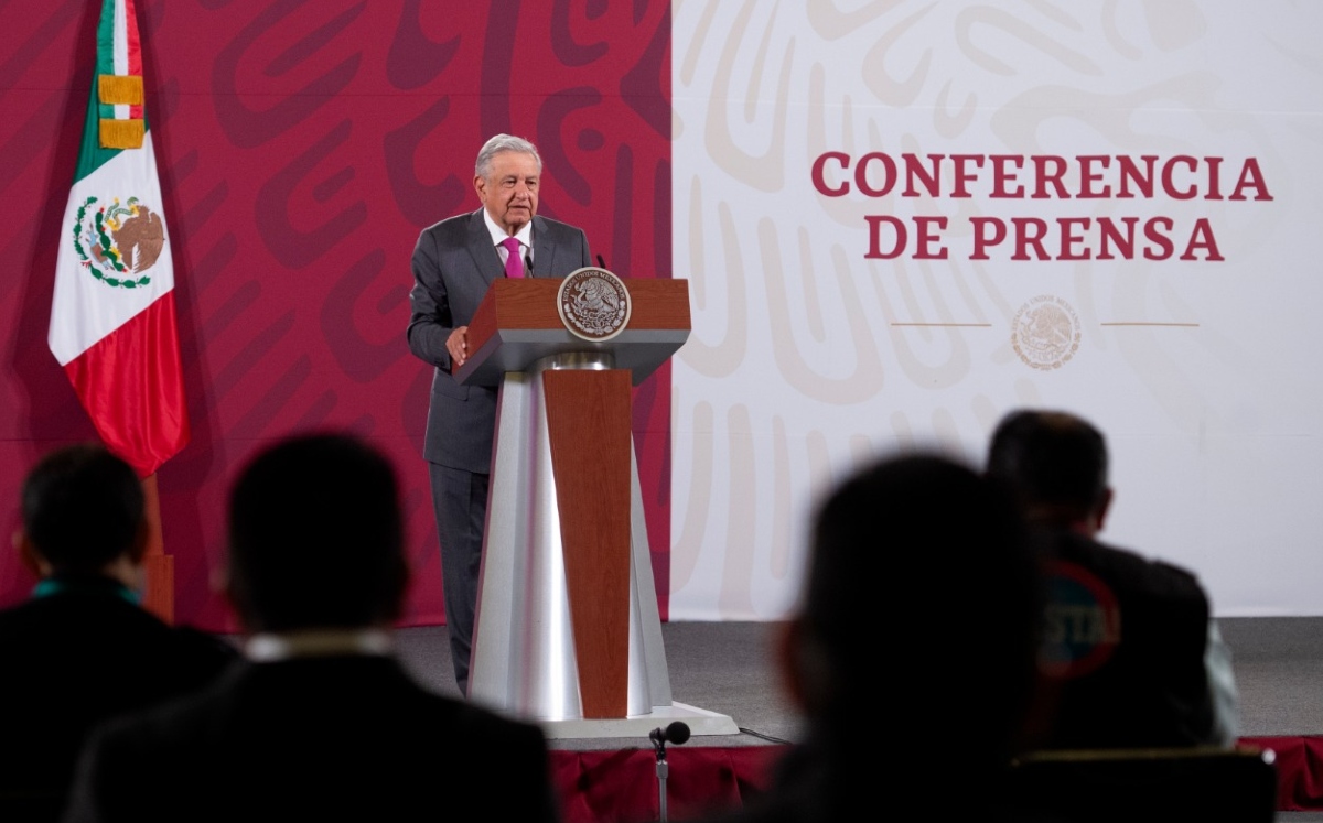 El presidente Andrés Manuel López Obrador en La Mañanera. (Cortesía)