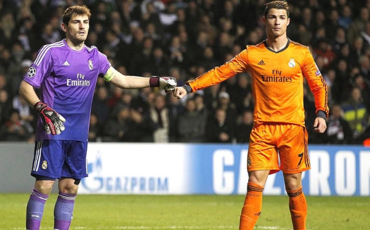 Iker Casillas y Cristiano Ronaldo en el Real Madrid (EFE)