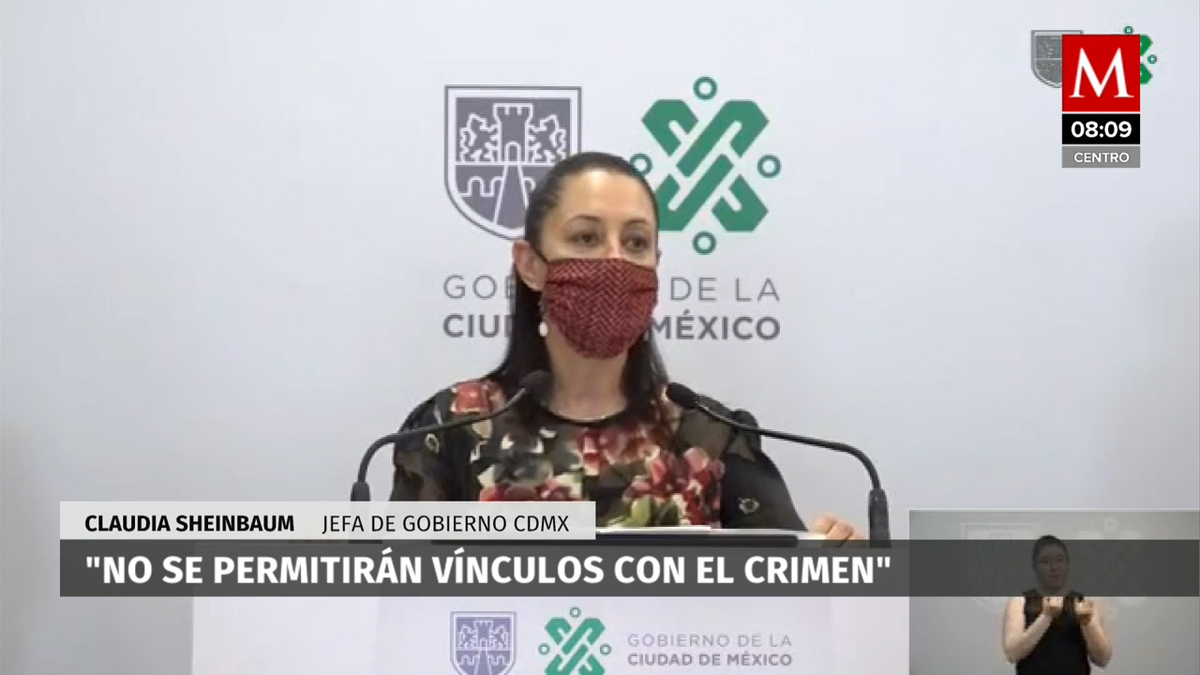 "No se permitirán vínculos con el crimen", dice Claudia Sheinbaum luego de la detención de funcionarios
