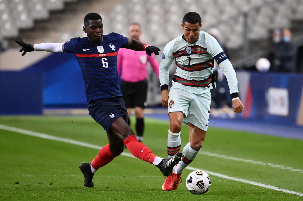 Francia y Portugal igualaron en Saint-Denis (AFP)