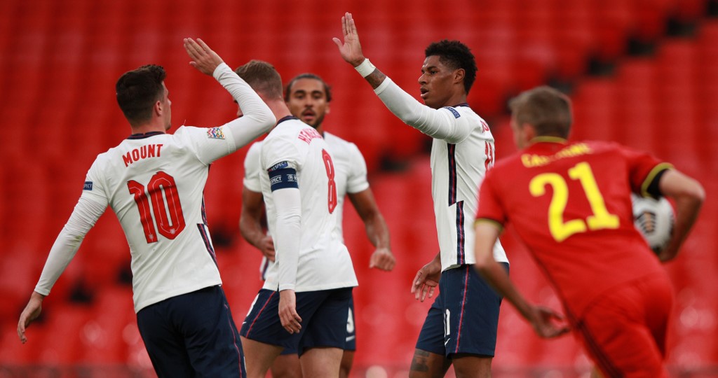 Inglaterra derrotó a Bëlgica en Wembley (AFP)