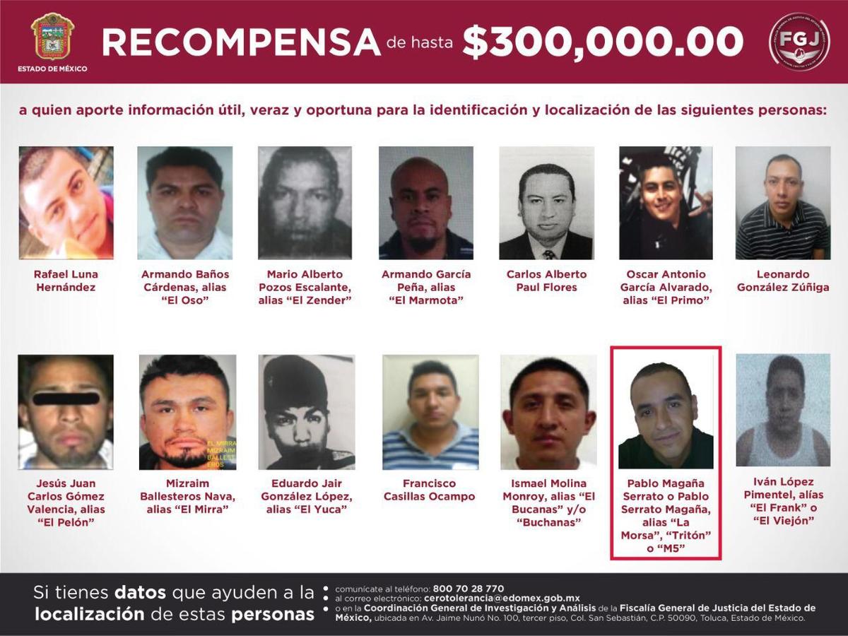 "La Morsa", sentenciado a 13 años de prisión; era uno de los más buscados en Edomex