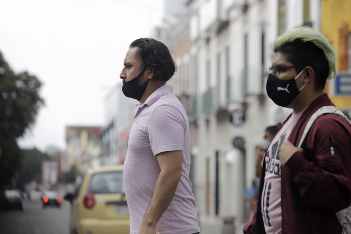 Relajamiento social en Puebla ante el Covid-19. (Agencia Enfoque)