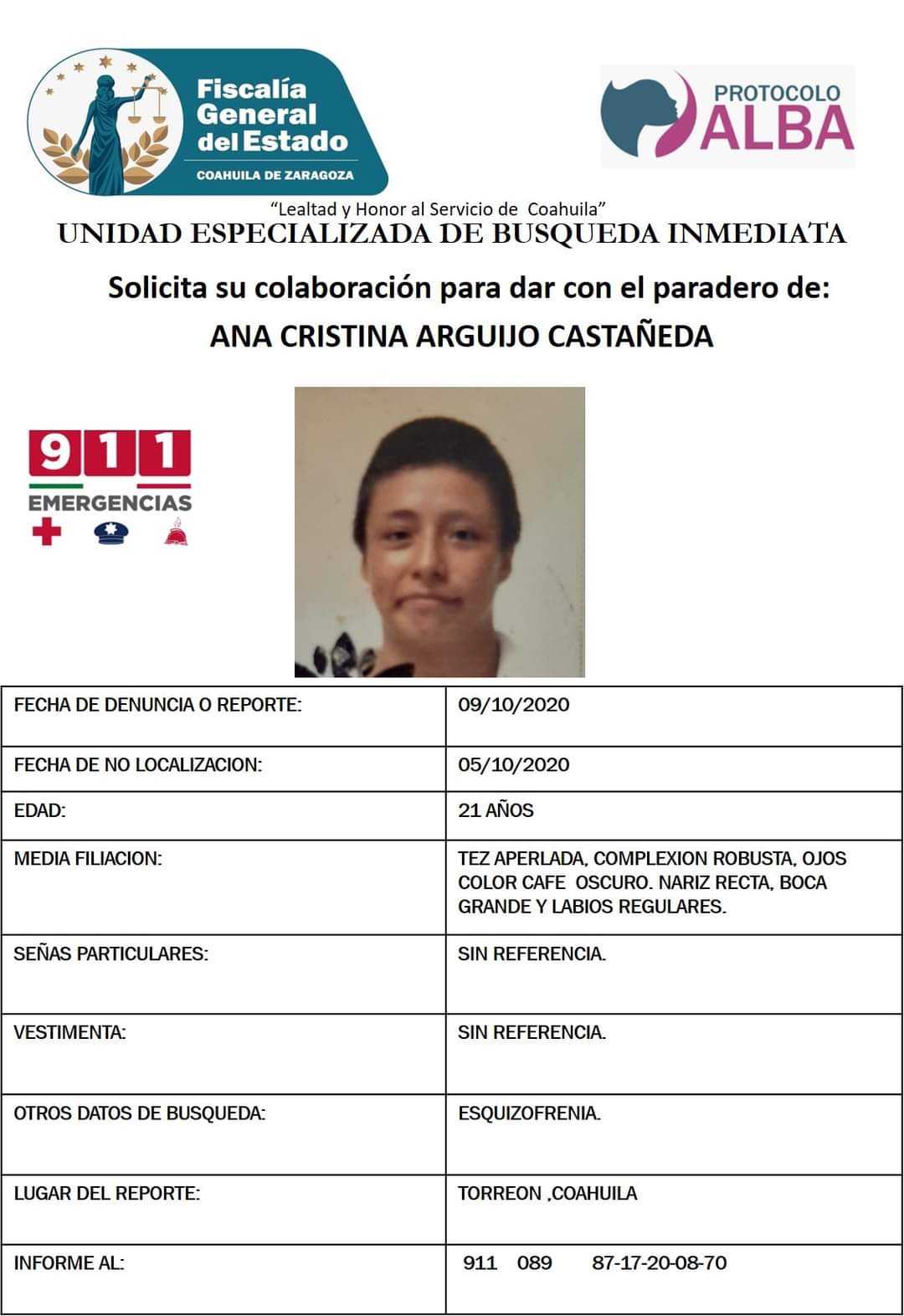 Además padece de esquizofrenia, por lo que podría estar en peligro. (Especial)