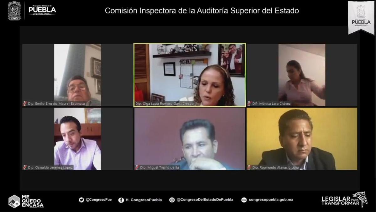 Comisión Inspectora en sesión virtual. (Especial)