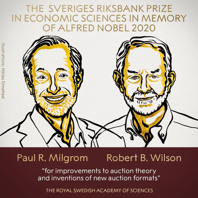 Premio Nobel de Economía 2020, para Paul Milgrom y Robert BWilson. (Twitter)