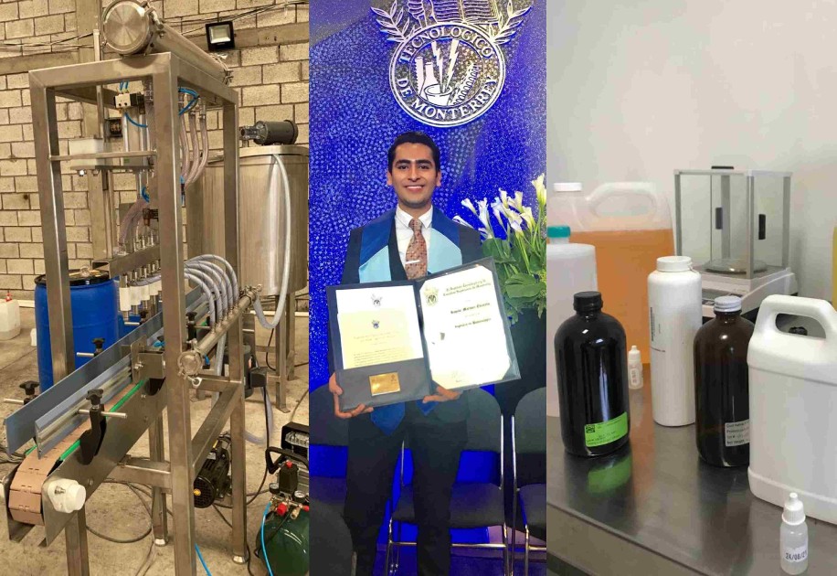 Rogelio Martínez Escareño produce cosméticos a base de sustancias naturales. (Especial)