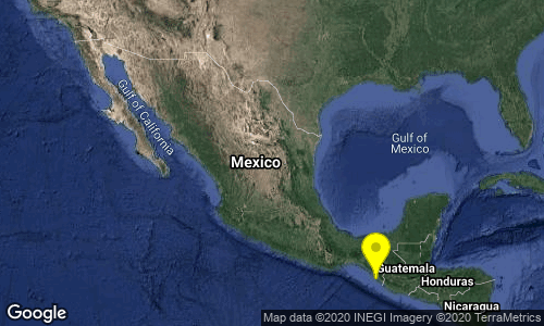 El sismo se produjo en inmediaciones de Huixtla, Chiapas. (SSN)