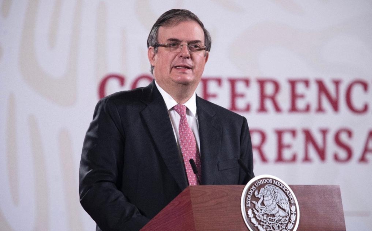 El canciller Marcelo Ebrard anunció la firma de los contratos para obtener las vacunas. (Cortesía)