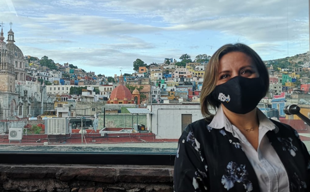 Mariana Aymerich, directora del Festival Internacional Cervantino. (Leticia Sánchez Medel)