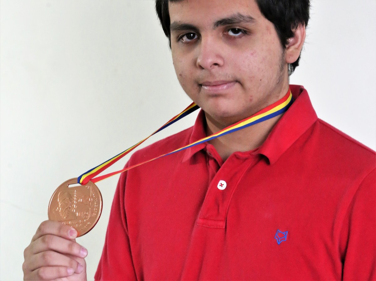 Pablo Valeriano ganó la medalla de bronce en la Olimpiada Internacional de Matemáticas (IMO) en su edición 2020. Foto: Raúl Palacios