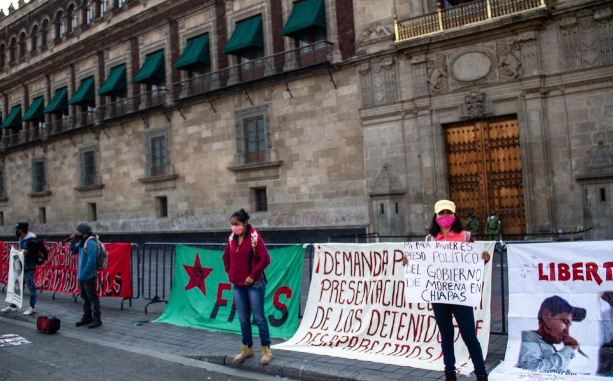 la Unidad de Apoyo al Sistema de Justicia recibió al comité de familiares de presos políticos. (Cuartoscuro)