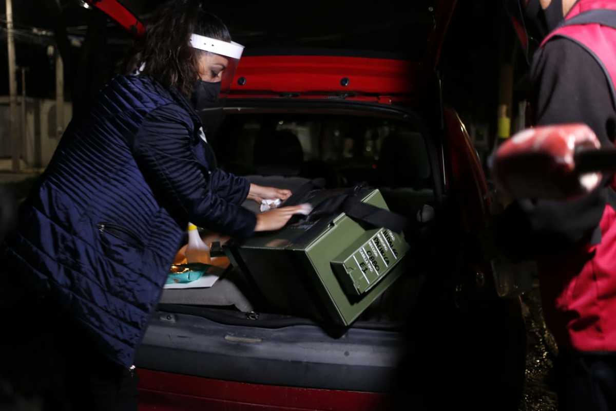 La entrega de la paquetería electoral inició a las 5:00 horas de hoy. | Ariana Pérez