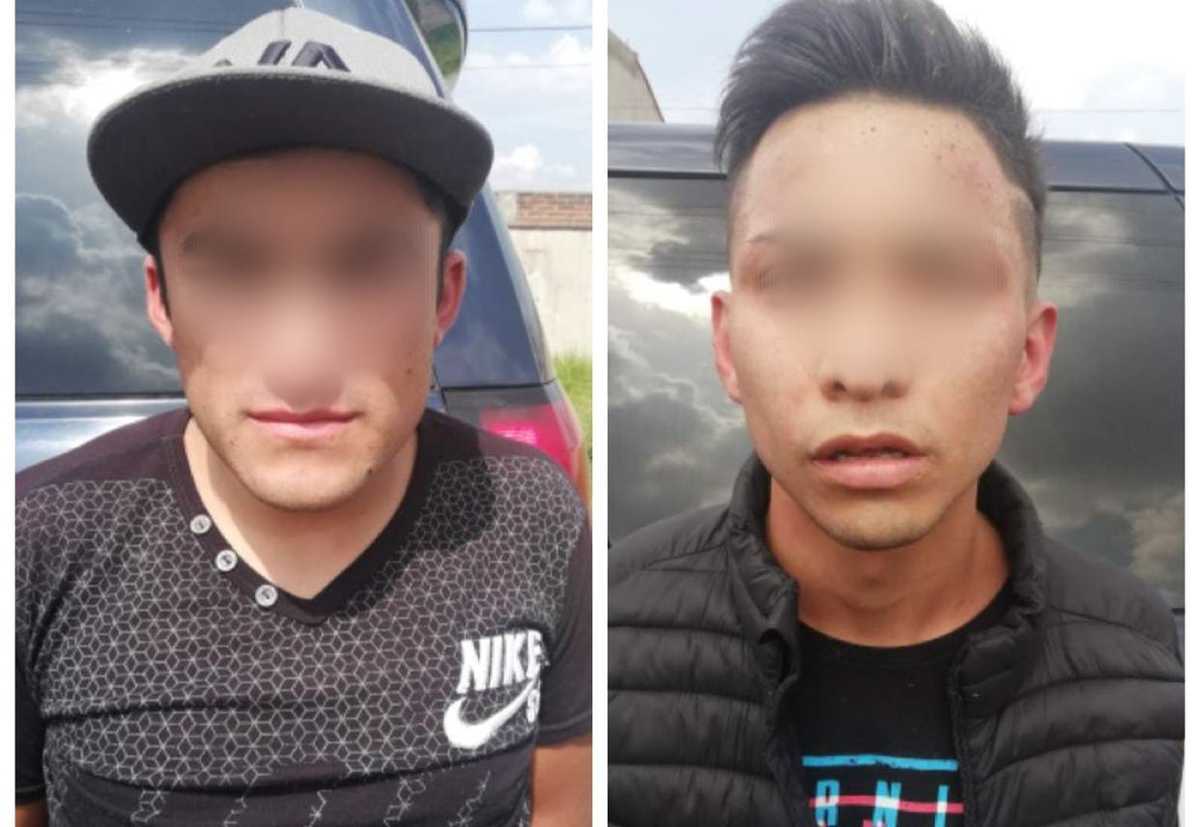 Los detenidos fueron identificados como Agustín "N" y Diego "N".