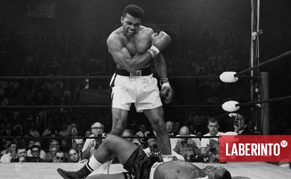 Mohamed Alí noqueó a Sonny Liston el 25 de mayo de 1965. (Archivo Milenio)