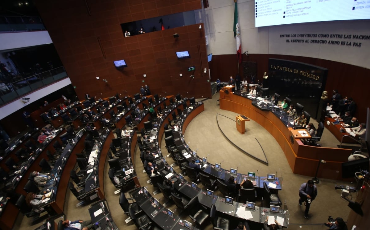 El Pleno del Senado previo a la comparecencia del secretario de Educación. (Juan Carlos Bautista)