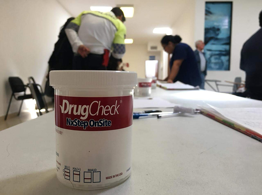 Realizan antidoping a Tránsitos en Torreón. (Especial)