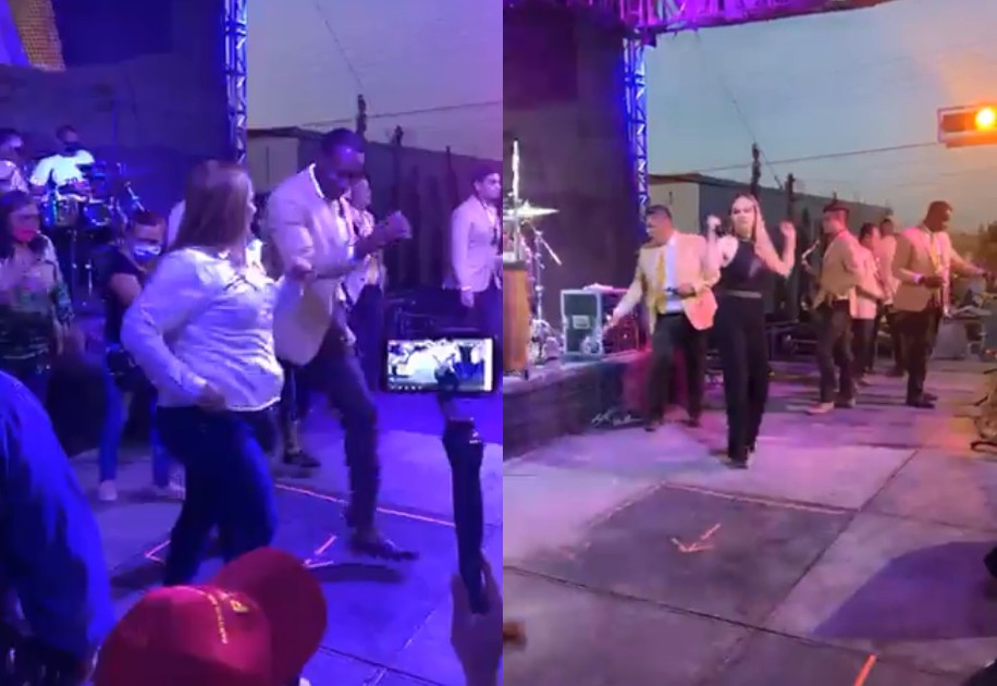 Por medio de las redes sociales de la agrupación protagonista, se compartió todo el evento. (Especial)
