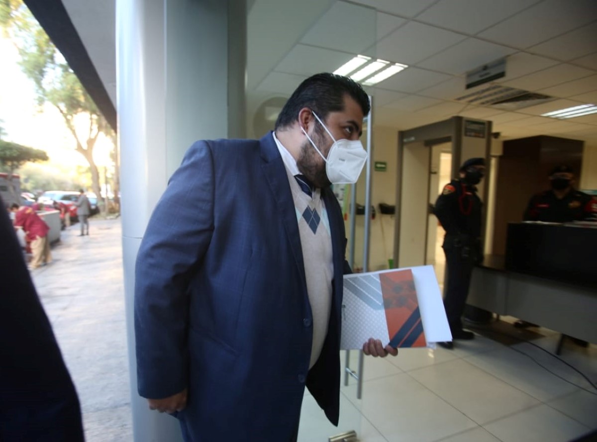 Rosendo Gómez, abogado de Mónica García Villegas, ex directora del Colegio Enrique Rébsamen. | Juan Carlos Bautista