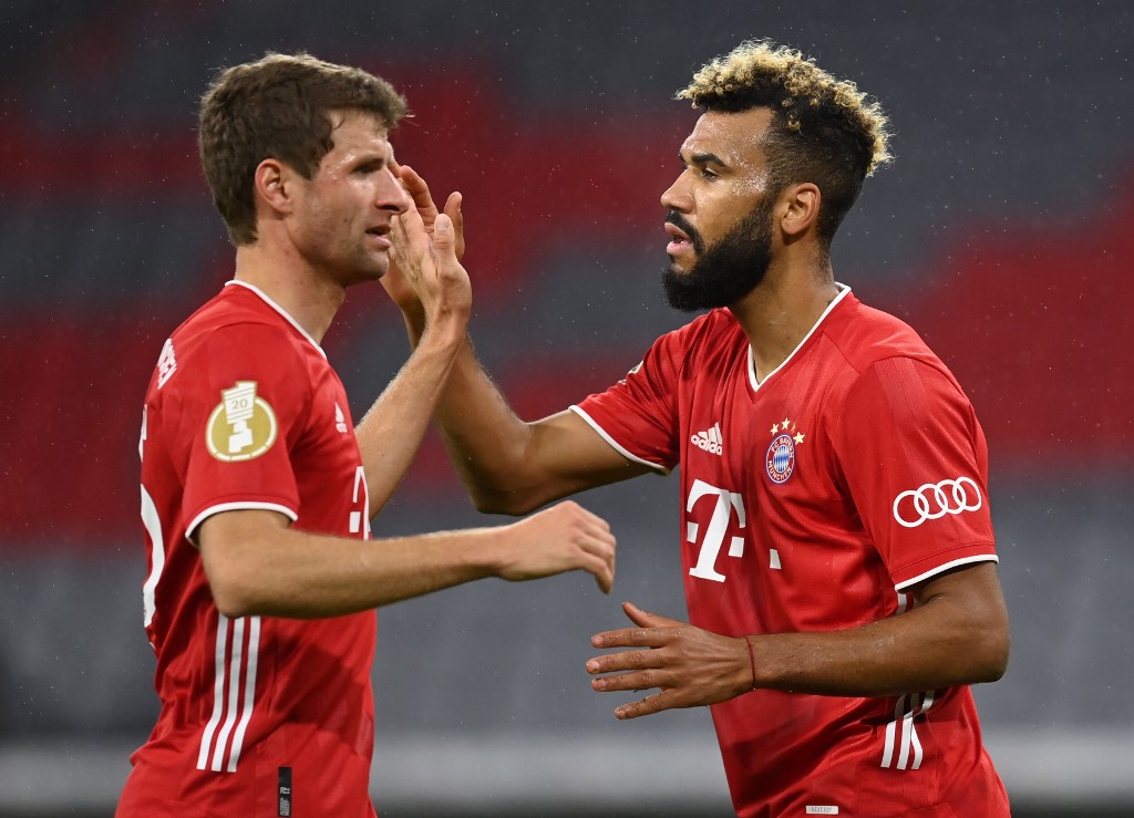 Choupo-Moting hizo doblete en la victoria del Bayern sobre el Düren (AFP)