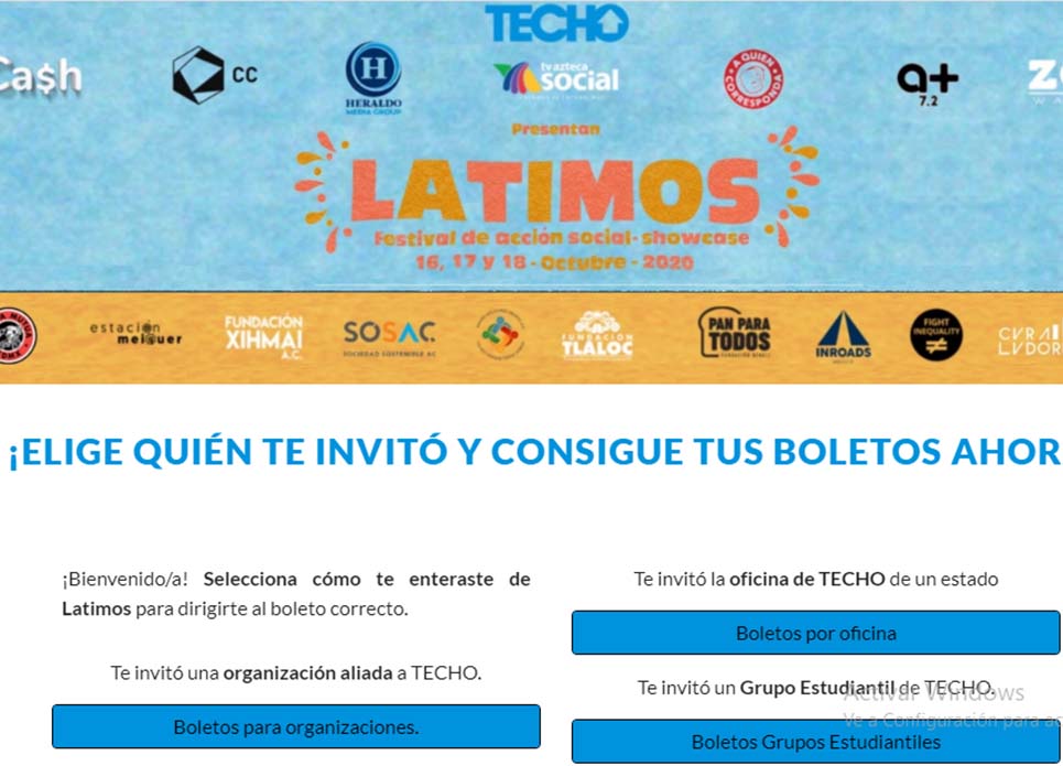 El acceso será con un donativo de 180 pesos para los 3 días. (Especial)