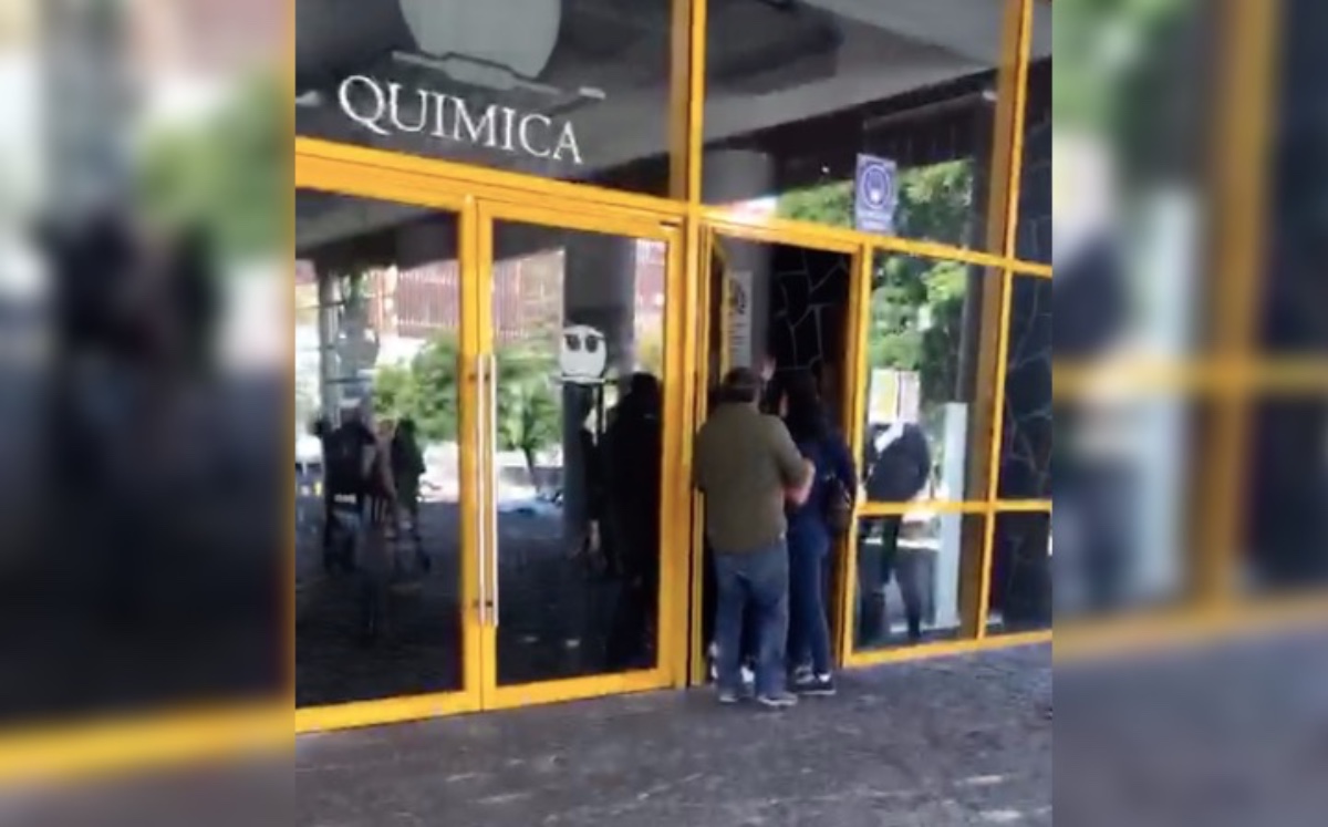 Toma de las instalaciones de la Facultad de Química. (Especial)