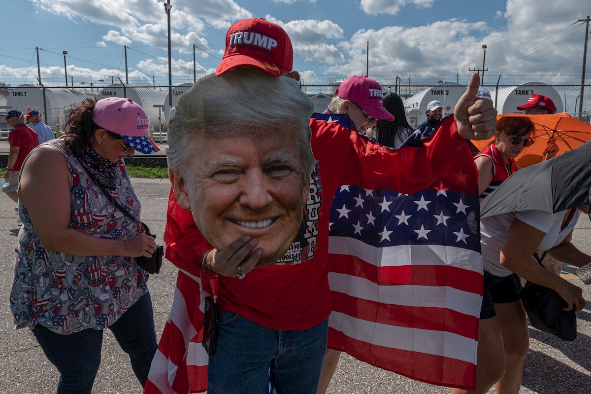 Trump fue a Florida para reiniciar su campaña. | EFE