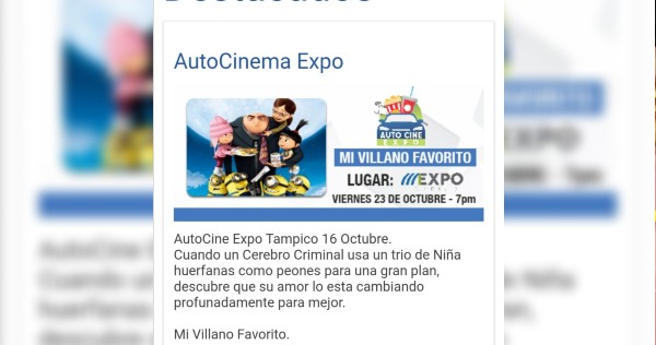 Autocine estrena con mi Villano Favorito (foto/Víctor Durán)