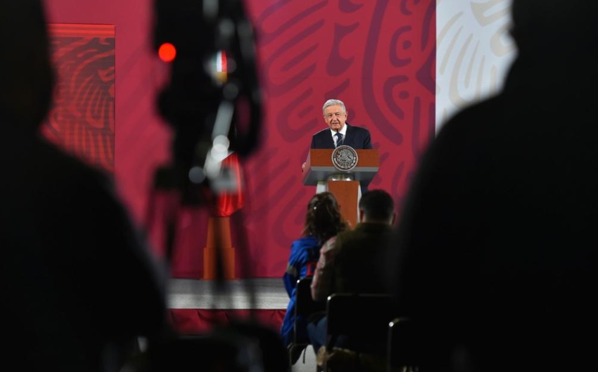 El presidente Andrés Manuel López Obrador en La Mañanera. (Cortesía)