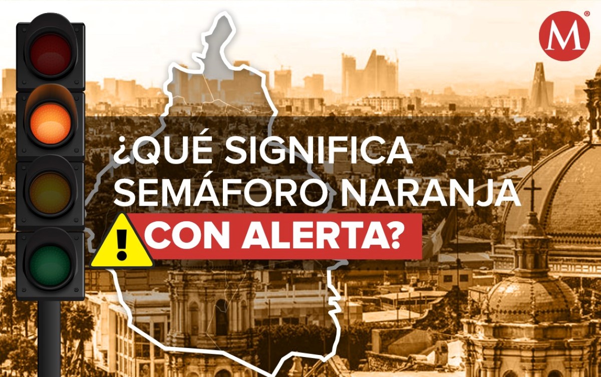 El semáforo naranja con alerta se emitió en CdMx para evitar contagios. | MILENIO