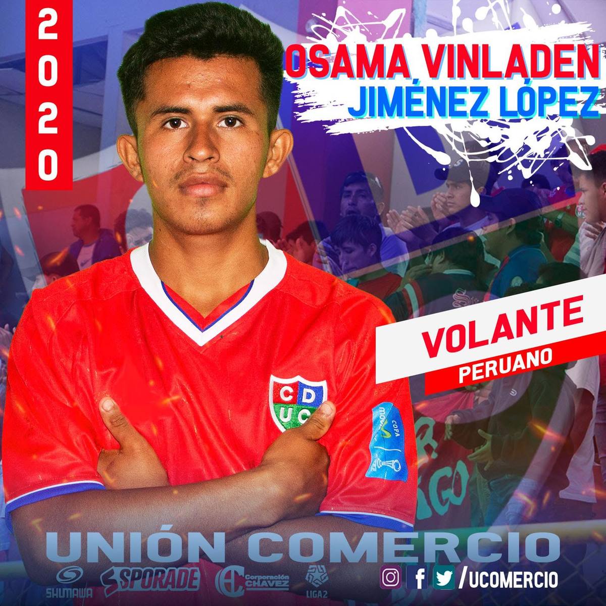 Unión Comercio de Perú ficha a Osama Vinladen (Facebook: Unión Comercio)