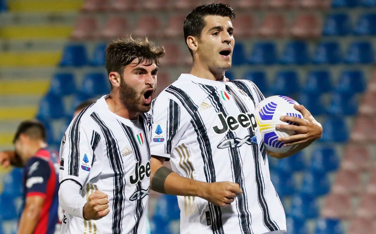 Álvaro Morata dio el empate para la Juventus (Reuters)