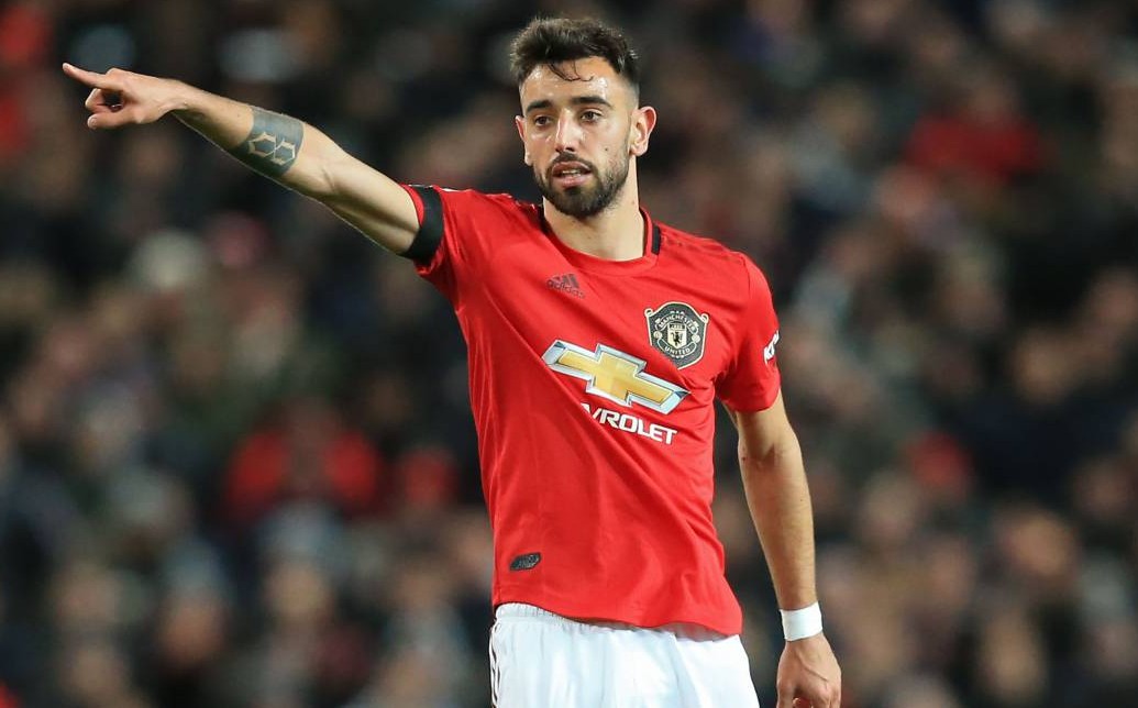Bruno Fernandes, jugador del Manchester United (AFP)